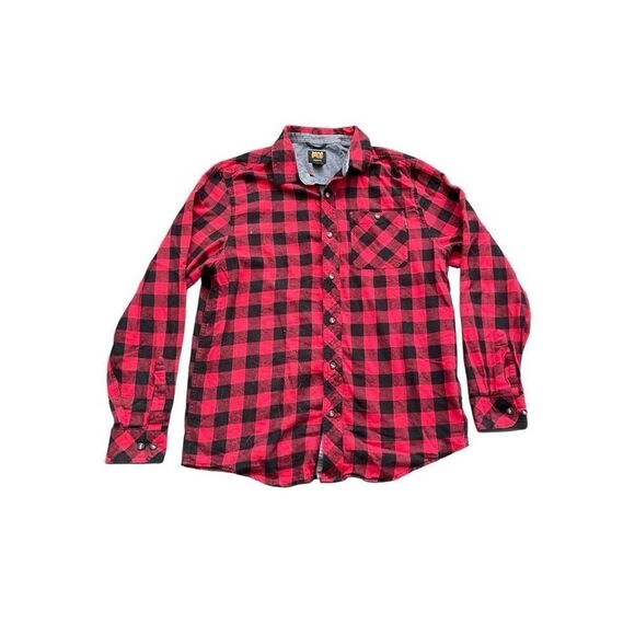 Timberland pro plaid button up shirt Size - Picture 1 of 3